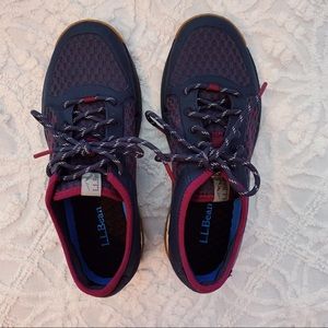 BRAND NEW Pink/blue L.L. Bean tennis shoes